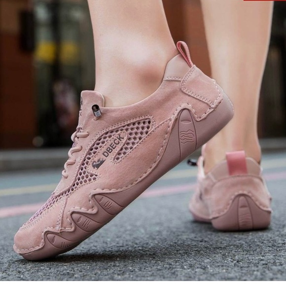 Women's Pink Casual Shoes - Picture 1 of 9